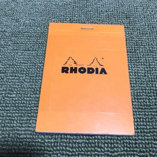 ロディア(RHODIA)の→新品〒【管理No.0103】ロディア 方眼 No.12 オレンジ 1つ(ノート/メモ帳/ふせん)