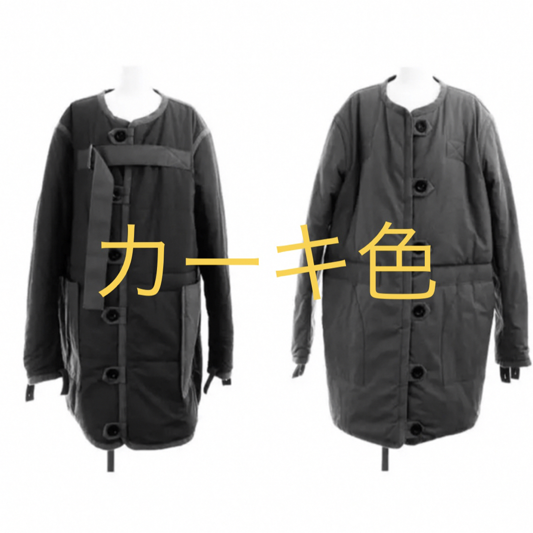 sacai サカイ 20AW リバーシブル ダウン コート カーキ サイズ2