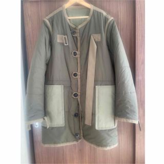 サカイ(sacai)のsacai サカイ 20AW リバーシブル ダウン コート カーキ サイズ2(ダウンジャケット)