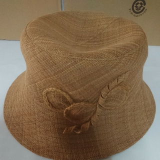 古代布　温海しな織　帽子　サイズS