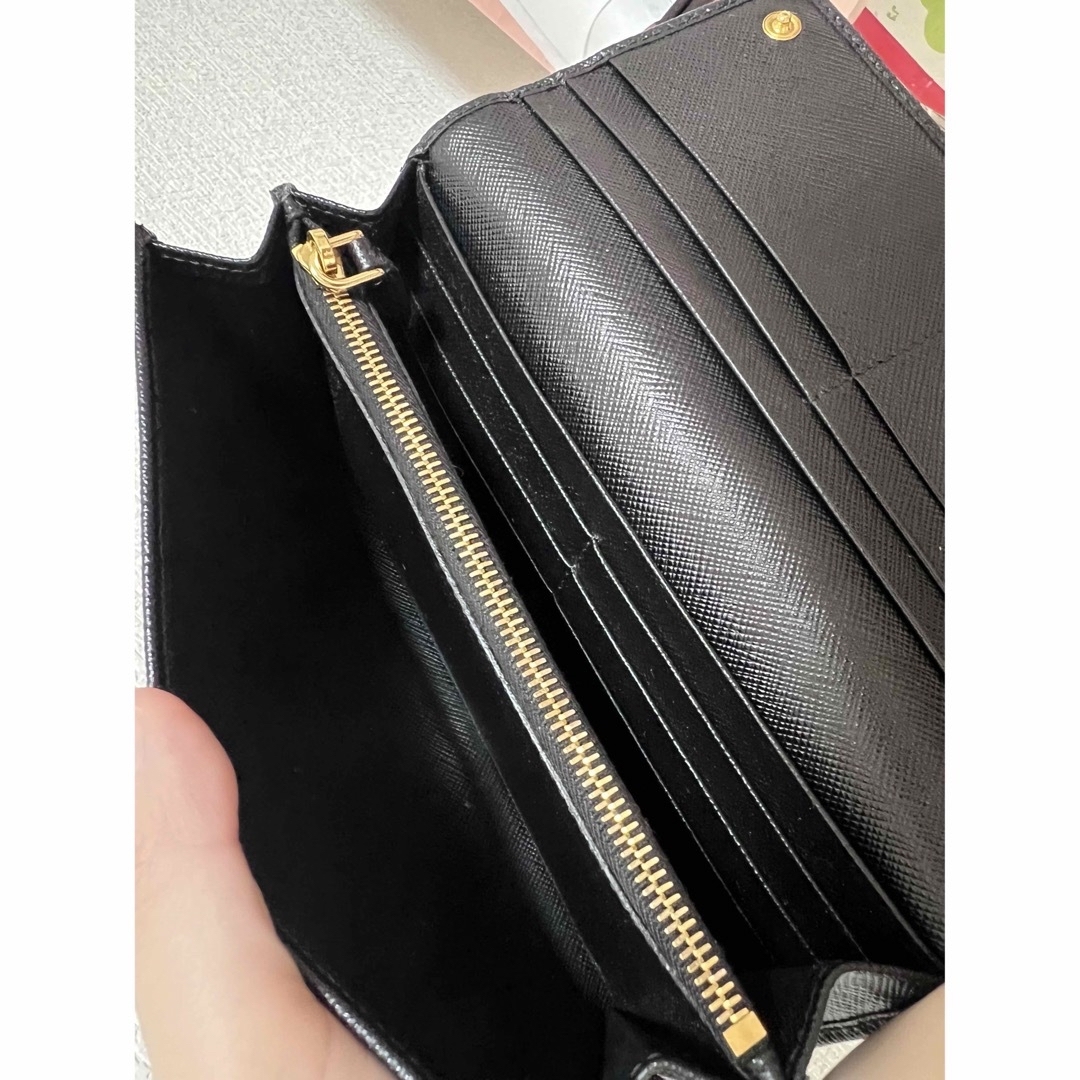 プラダ 長財布 黒 くろ サフィアーノ レディース PRADA 1MH132 | pick