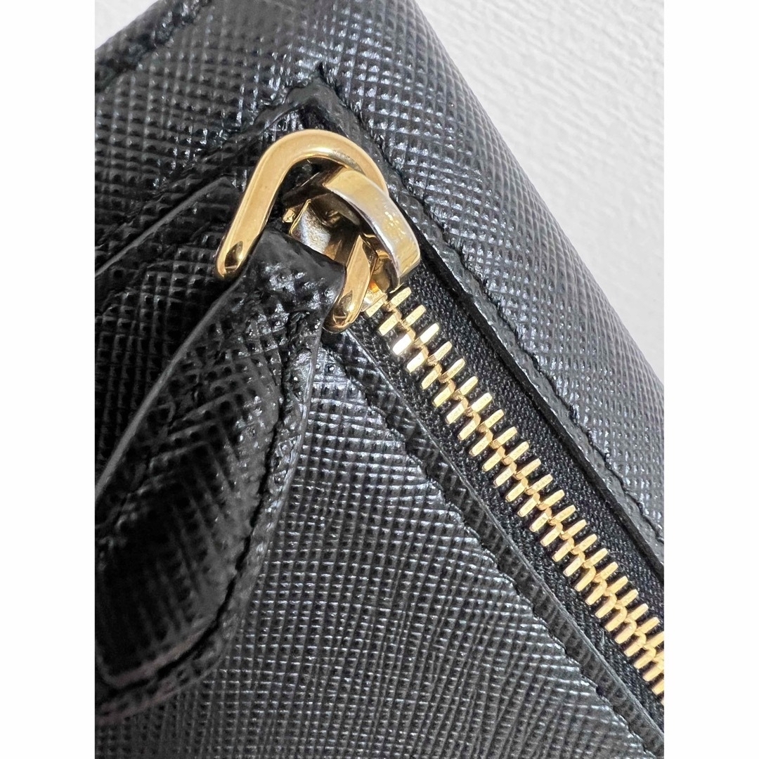 プラダ 長財布 黒 くろ サフィアーノ レディース PRADA 1MH132