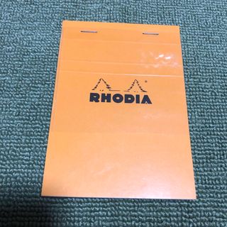 ロディア(RHODIA)の→新品〒【管理No.0104】ロディア 方眼 No.13 オレンジ 1つ(ノート/メモ帳/ふせん)