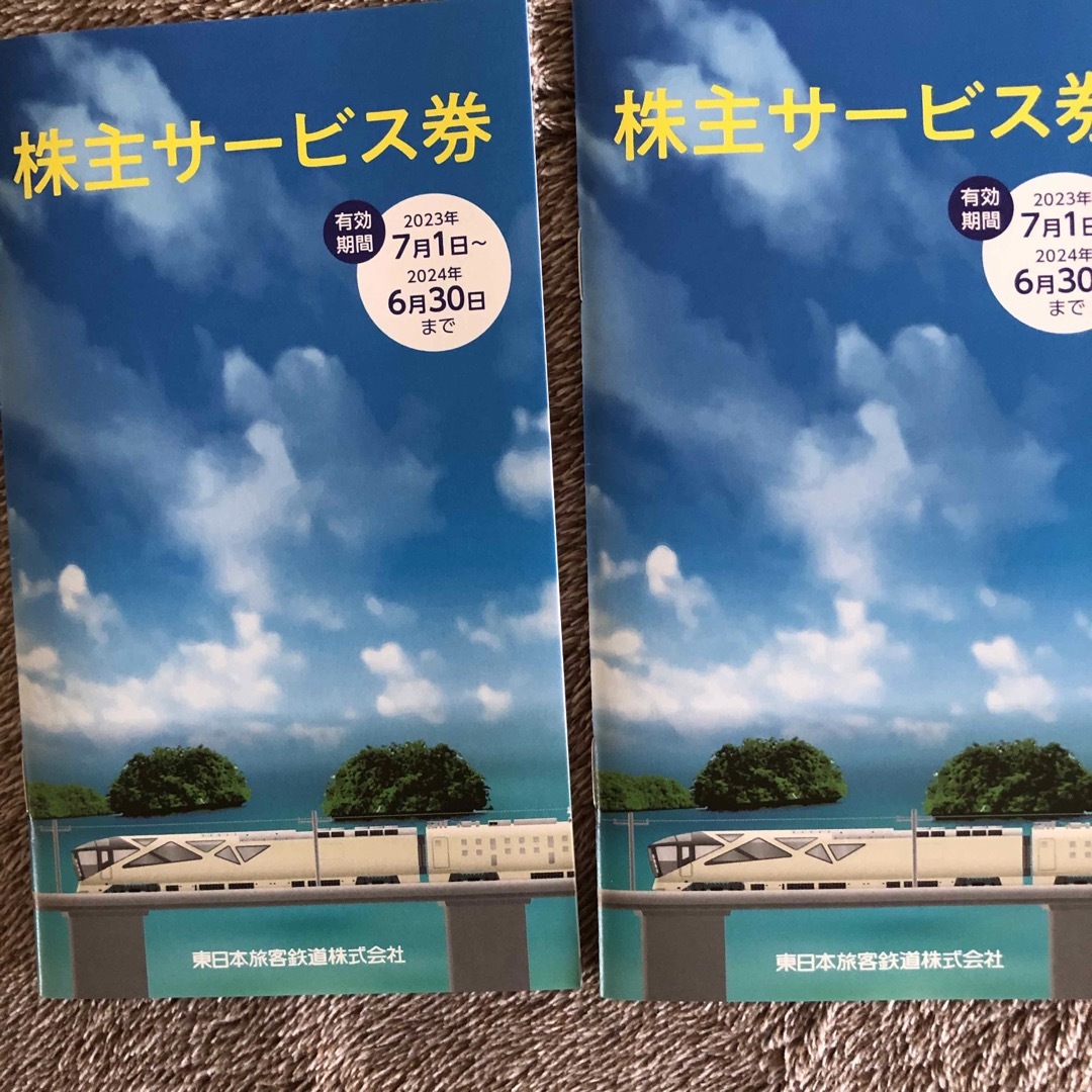 東日本旅客鉄道 株主優待  株主優待割引券　２枚 ２冊 2