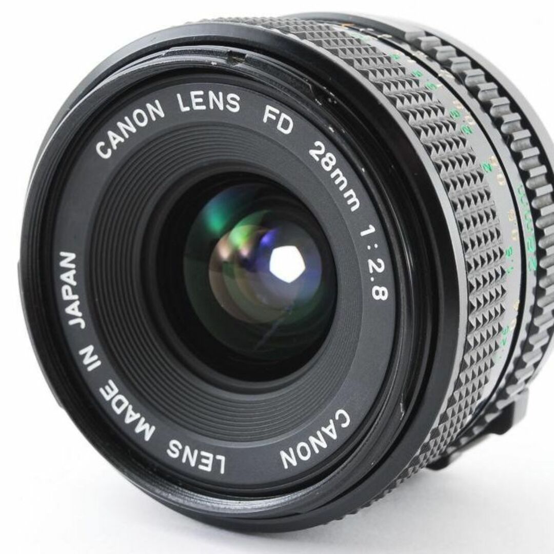 美品 CANON キャノン NEW FD 28mm f2.8 レンズ　Y836