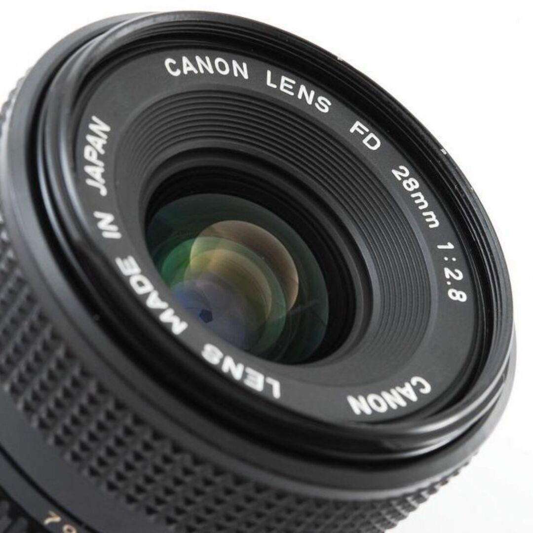 美品 CANON キャノン NEW FD 28mm f2.8 レンズ　Y836