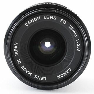美品 CANON キャノン NEW FD 28mm f2.8 レンズ　Y836