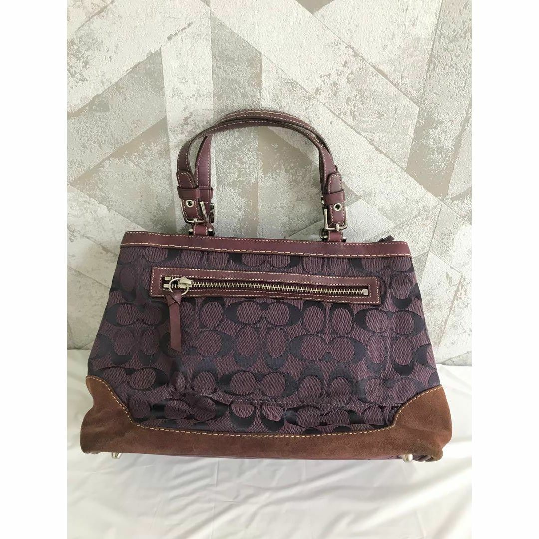 COACH コーチ シグニチャーハンドバッグ coach handbag - 通販 ...