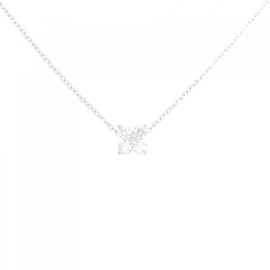 ポンテヴェキオ フラワー ダイヤモンド ネックレス 0.30CT