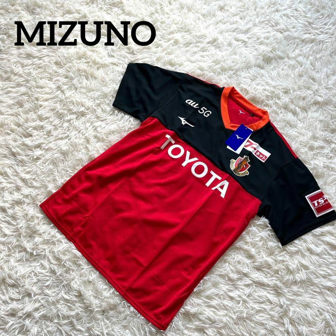 MIZUNO(ミズノ)の新品　未使用　MIZUNO 名古屋グランパス　クラブユニフォーム　12 スポーツ/アウトドアのサッカー/フットサル(応援グッズ)の商品写真