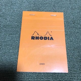 ロディア(RHODIA)の→新品〒【管理No.0404】ロディア 横罫 No.13 オレンジ 1つ(ノート/メモ帳/ふせん)