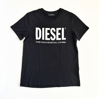 ディーゼル(DIESEL)のDIESEL ロゴ Tシャツ レディース M ブラック(Tシャツ(半袖/袖なし))