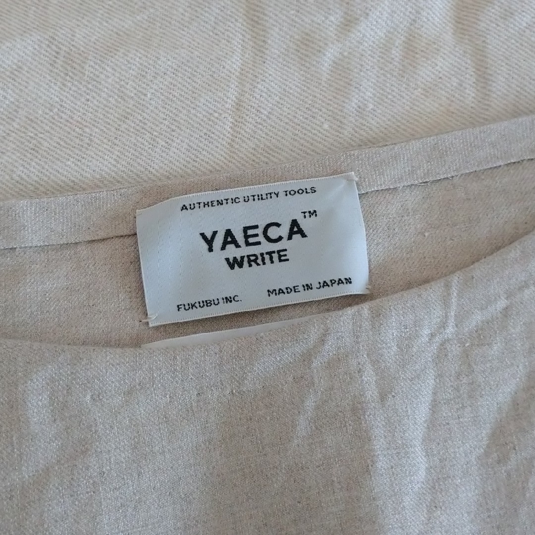 YAECA(ヤエカ)の新品タグ付 YAECA ヤエカ リネン トップス Tシャツ ブラウス  麻100 レディースのトップス(シャツ/ブラウス(半袖/袖なし))の商品写真