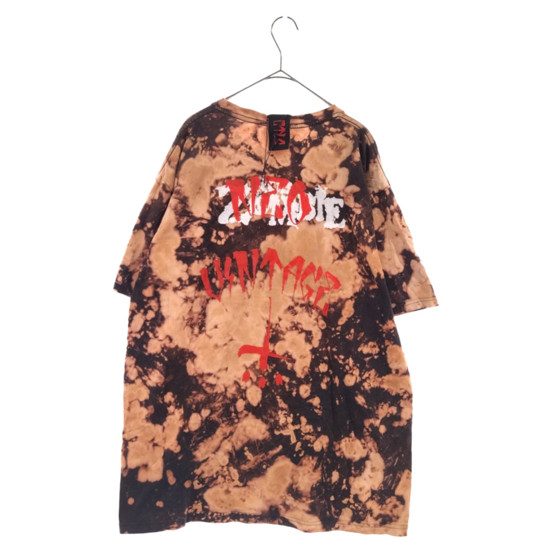 cvtvlist カタリスト カスタム品 Rob Zombie Tee ブリーチ加工ロブゾンビ半袖Tシャツ マルチ