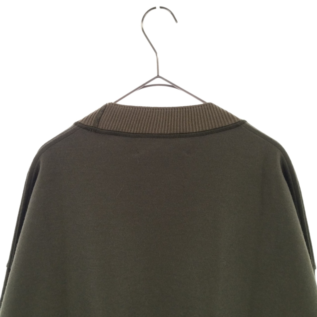 Jil Sander(ジルサンダー)のJIL SANDER ジルサンダー 20AW SWEATER SHIRT CN LS KK-JM-BW-0105 クルーネックスウェットトレーナー カーキ メンズのトップス(スウェット)の商品写真