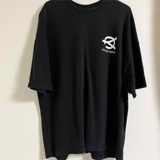 【完売モデル】OY オーワイ 黒 白 Tシャツ デカロゴ 両面デザイン L