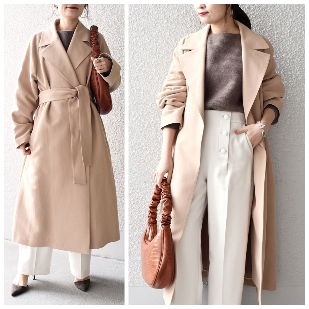 美品 SHIPS オーバートレンチコート 定価33900円 38 5