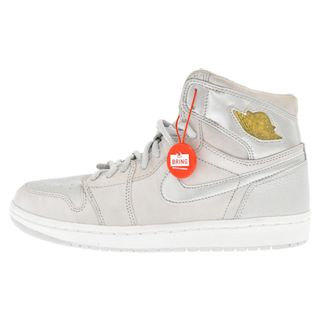 ナイキ(NIKE)のNIKE ナイキ AIR JORDAN 1 (2001ADDITION) 136060-001 2001足限定 エアジョーダン1 ハイカットスニーカー US9/27cm シルバー アタッシュケース有(スニーカー)