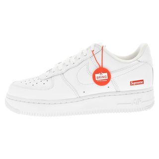 NIKE ナイキ ×SUPREME AIR FORCE 1 LOW CU9225-100 シュプリーム エアフォース1 ローカットスニーカーシューズ ホワイト US8/26cm