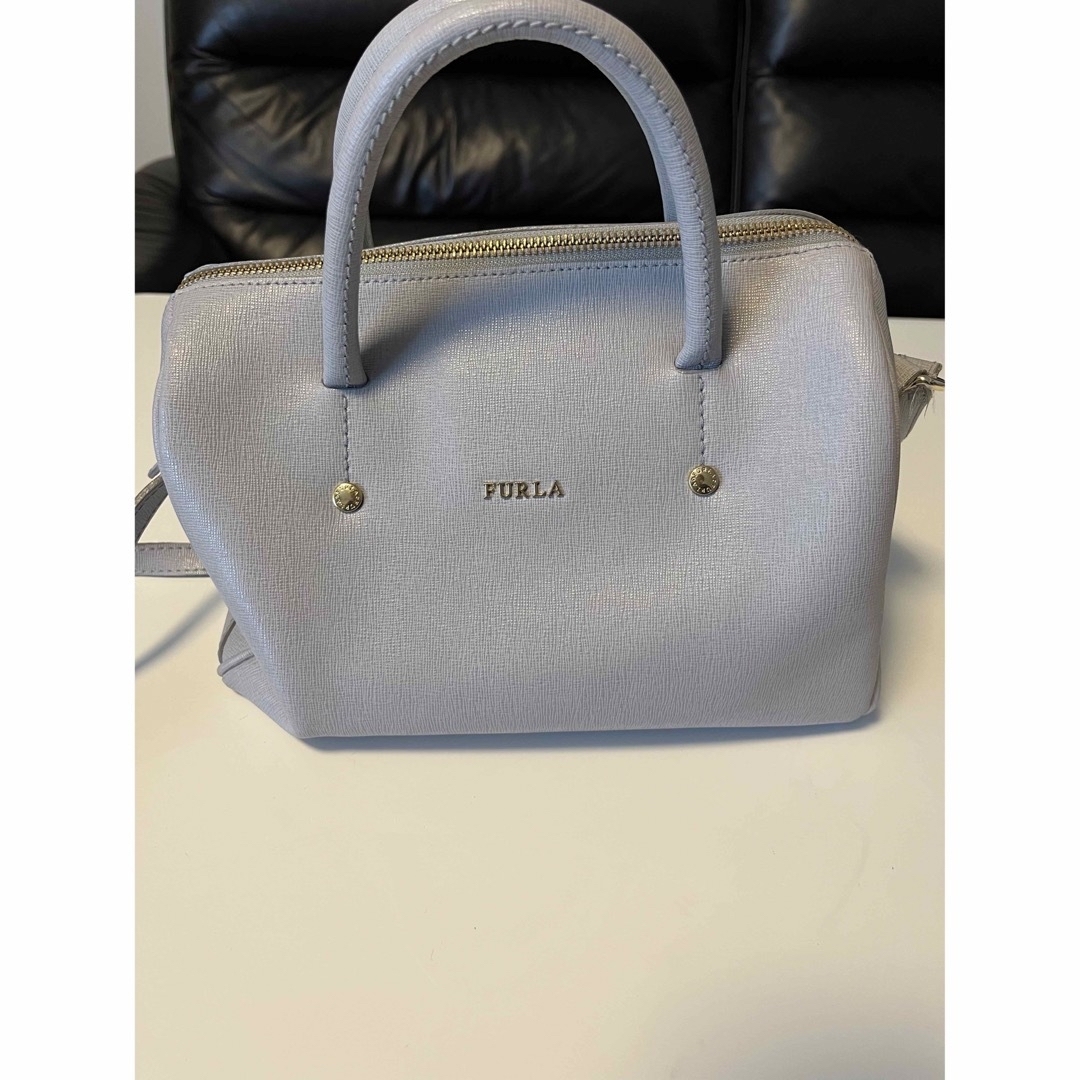 FURLA フルラ　ショルダーミニボストンバック　レザーハンドバッグ