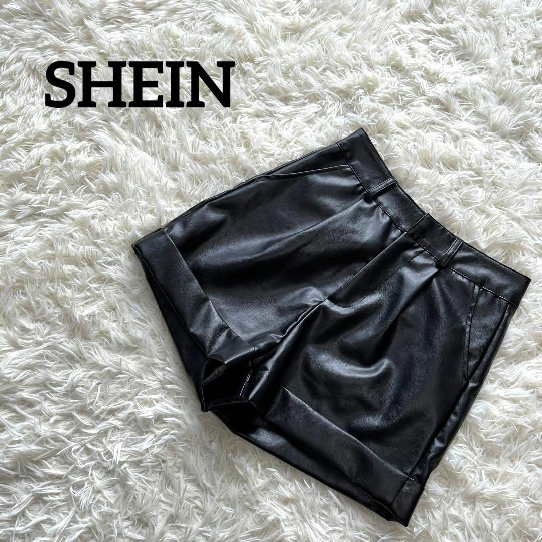 SHEIN シーイン ショートパンツ 黒 ブラック シンプル おしゃれの通販 by HaRU HaRU ショップ ｜ラクマ