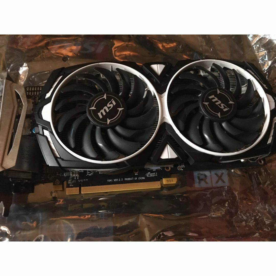 MSIグラボ　RX570 8G 奇麗ですが認識しません。ジャンクです。 2