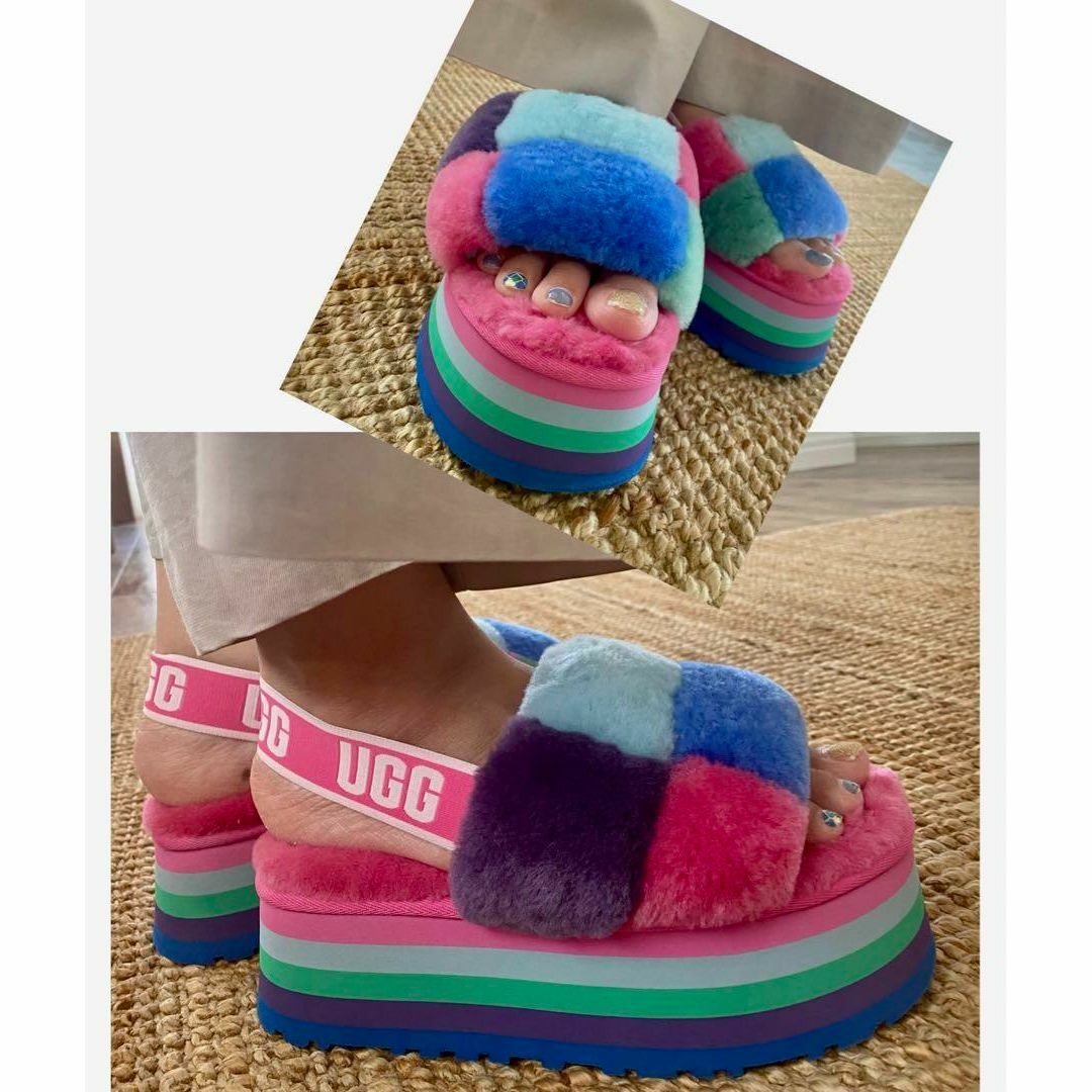 UGG - 超入手困難✨激レア✨④美品✨23✨UGG✨ディスコ チェッカー