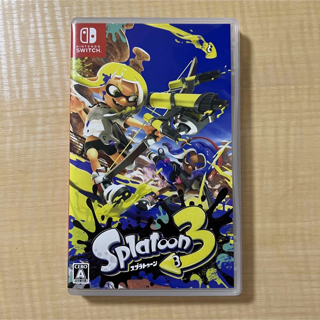 Nintendo Switch(ニンテンドースイッチ)の【美品】スプラトゥーン3 Switch エンタメ/ホビーのゲームソフト/ゲーム機本体(家庭用ゲームソフト)の商品写真