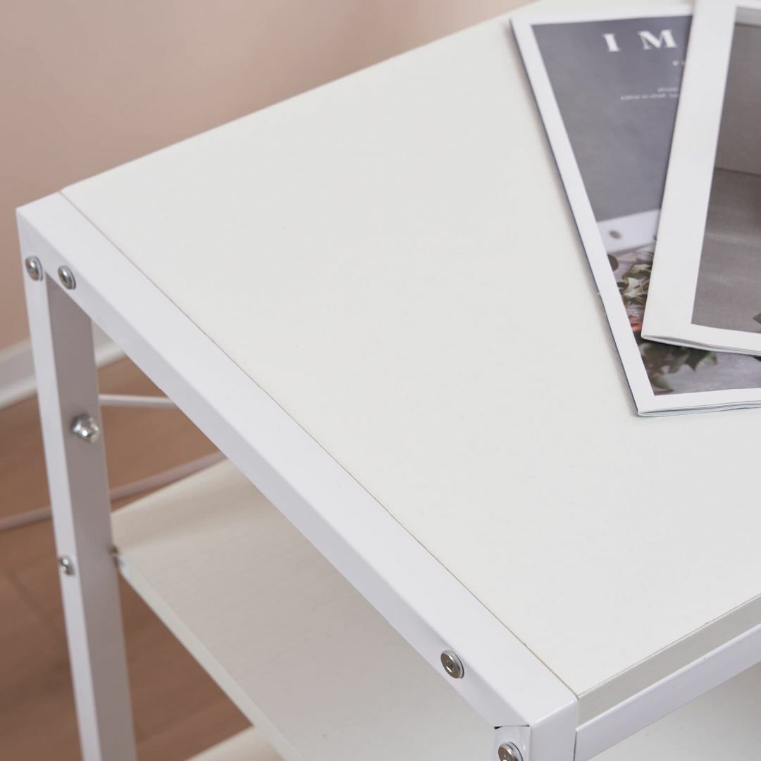 オフィス家具【色: White】デスク パソコンデスク 机 pcデスク 幅120cm シンプ