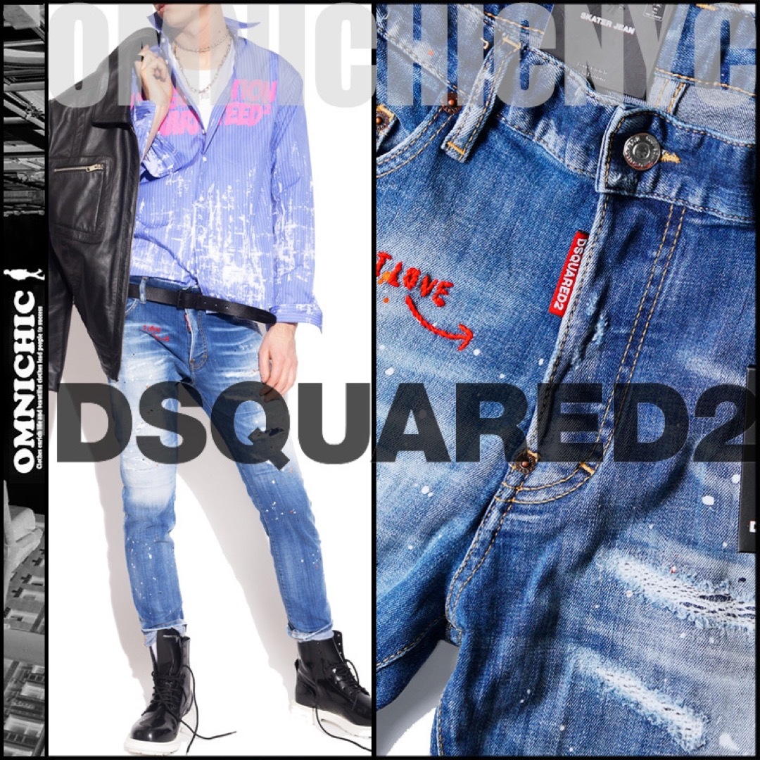 DSQUARED2 ディースクエアード スケーター 希少 42 22SS 美品