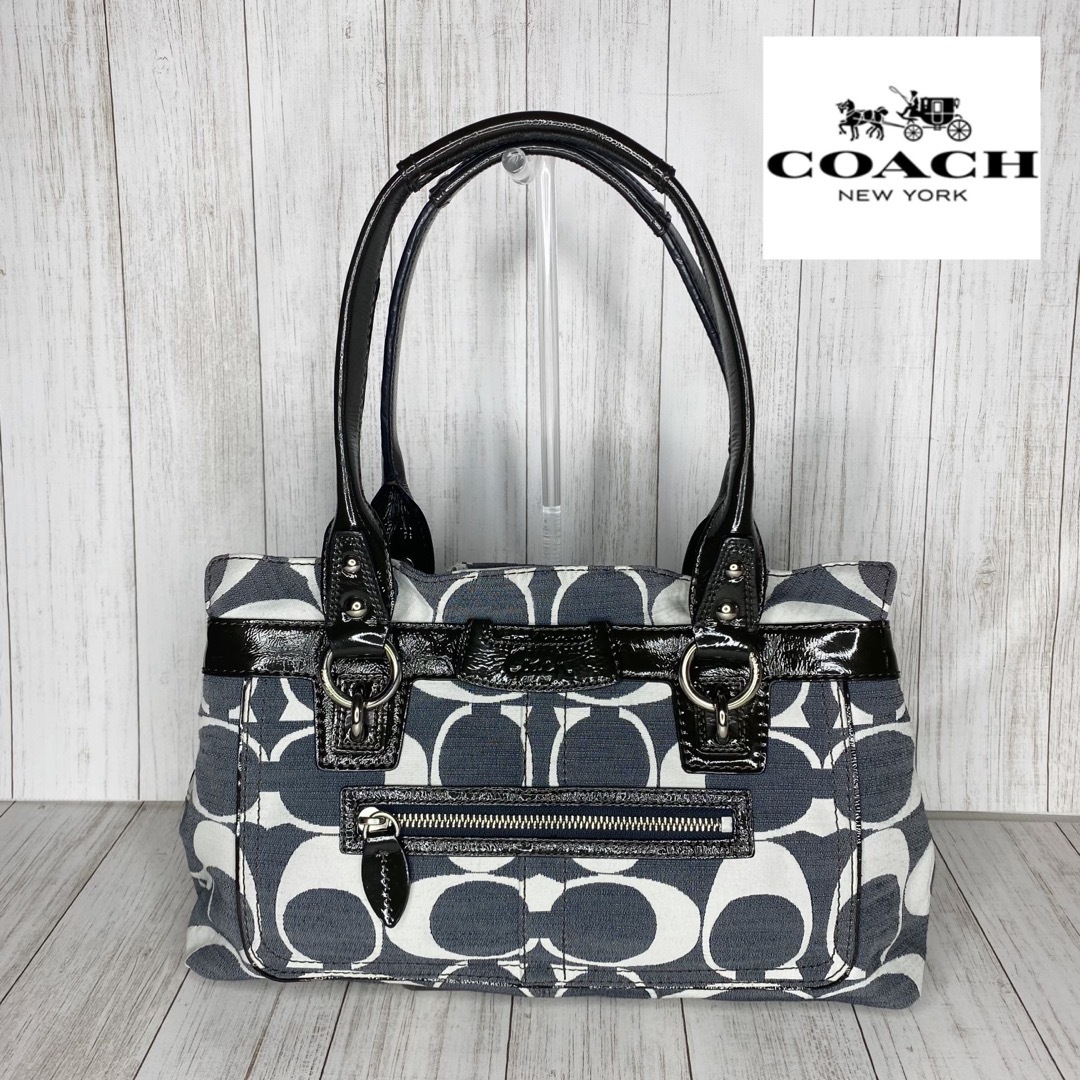 COACH コーチ　シグネチャー　トートバッグ　ハンドバッグ