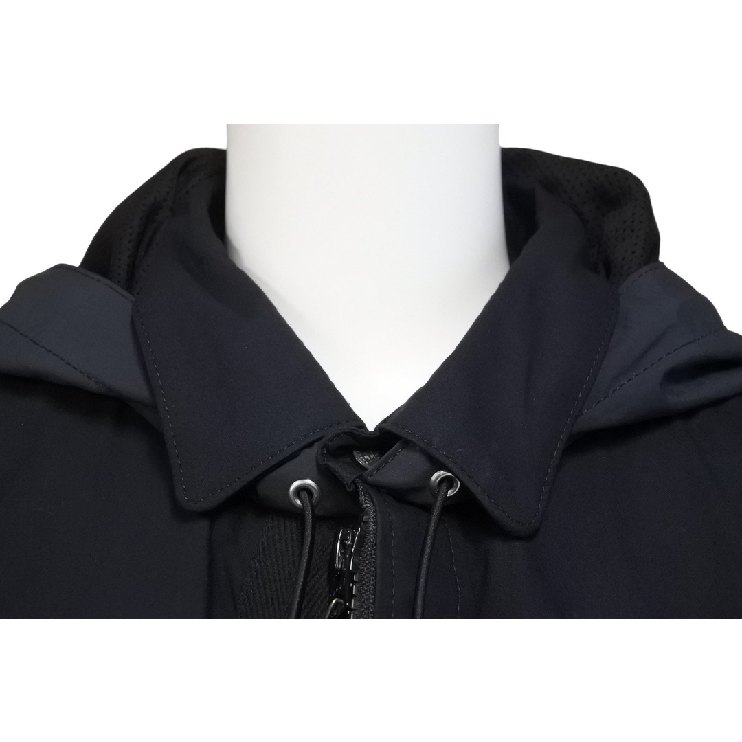 sacai(サカイ)のSacai サカイ ジャケット 21-02582M 21AW メンズ ブラック ネイビー コットン リネン サイズ2 美品 中古 51853 レディースのジャケット/アウター(その他)の商品写真