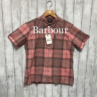 バーブァー(Barbour)の未使用タグ付き！Barbour 半袖シャツ！ピンク！可愛い！(シャツ)