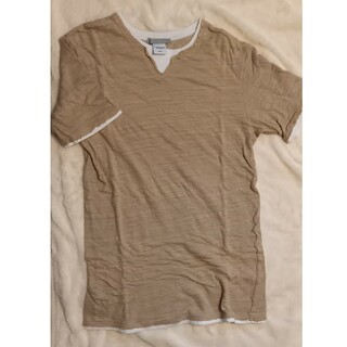 Tシャツ　半袖　日本製　ブラウン(シャツ)