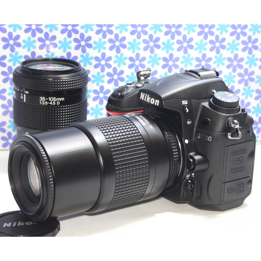 ★本格的な外観の一眼レフ★Nikon ニコン D7000 300mmダブル