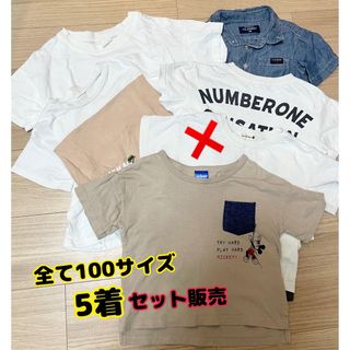 ブランシェス(Branshes)の⭐︎お取引中⭐︎Tシャツ2点100サイズ 男の子(Tシャツ/カットソー)