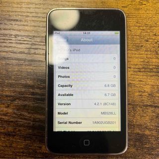 アイポッドタッチ(iPod touch)のApple iPod touch 第２世代　8GB(ポータブルプレーヤー)