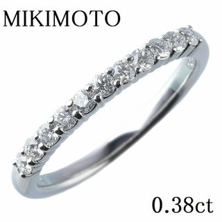 ミキモト(MIKIMOTO)のミキモト ダイヤ リング ハーフエタニティ 16号 0.38ct【12517】(リング(指輪))