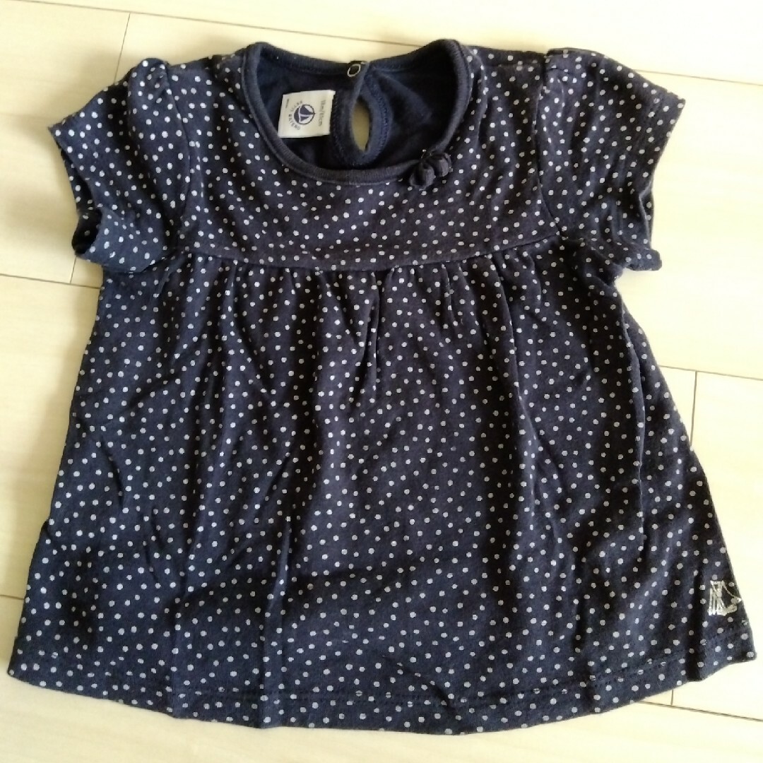 PETIT BATEAU(プチバトー)のベビー　８０ キッズ/ベビー/マタニティのベビー服(~85cm)(Ｔシャツ)の商品写真