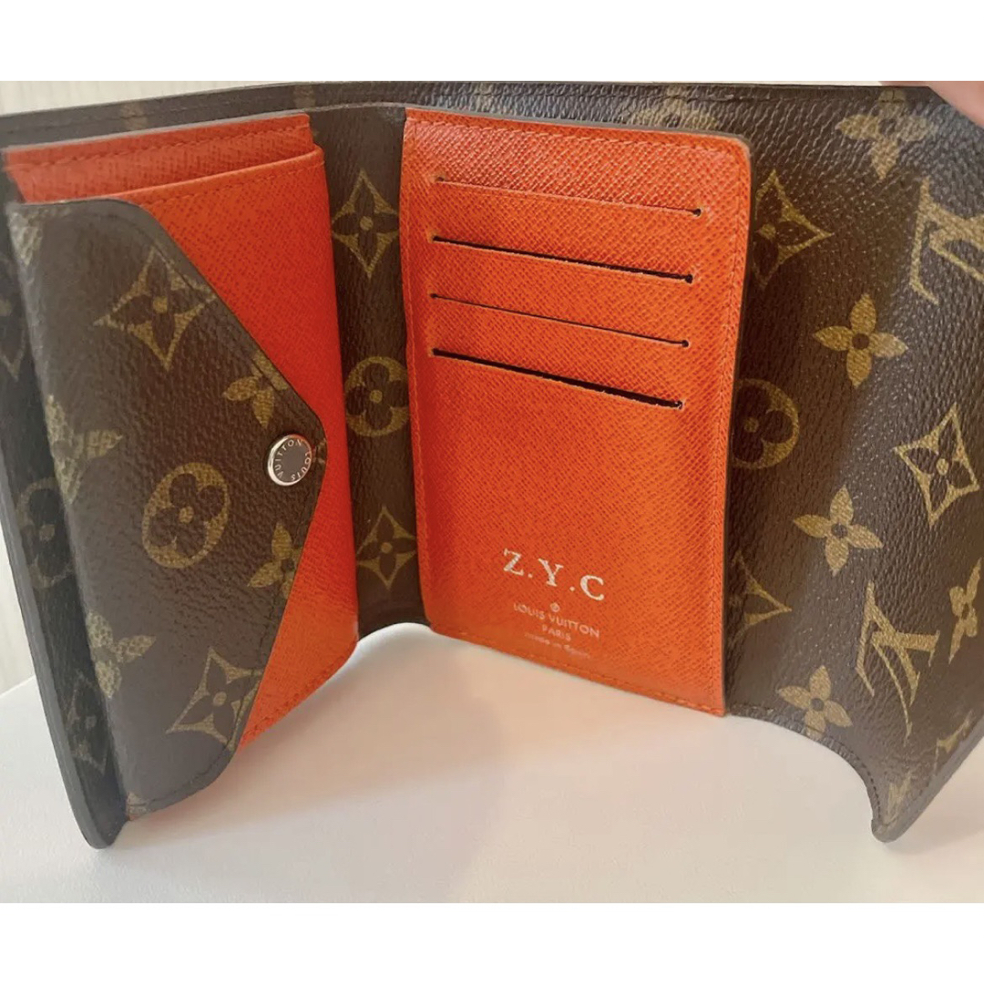 LOUIS VUITTON ルイヴィトン　マリールー　二つ折り財布　レッドレッド