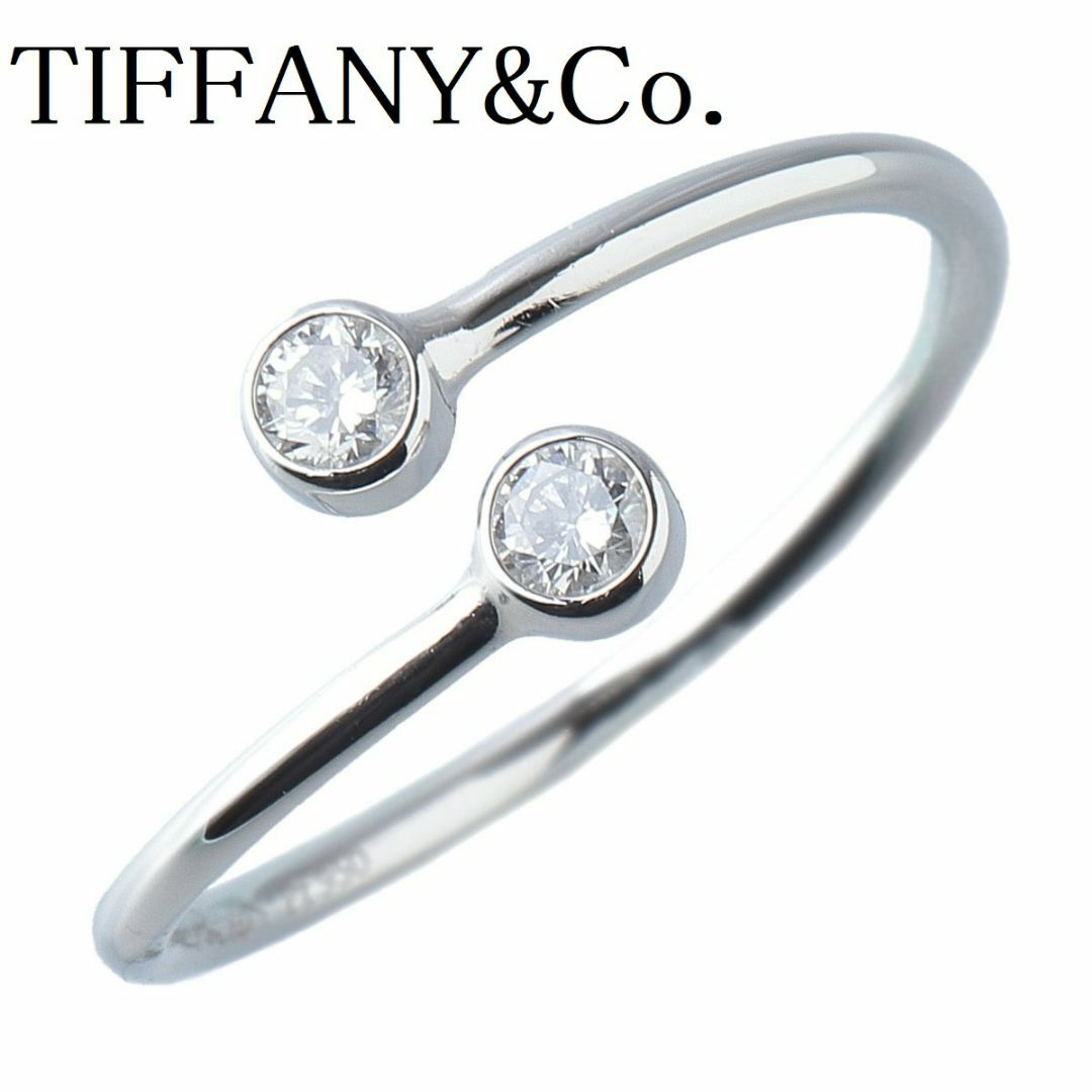 Tiffany & Co. - ティファニー ダイヤリング フープ 7.5号 PT950