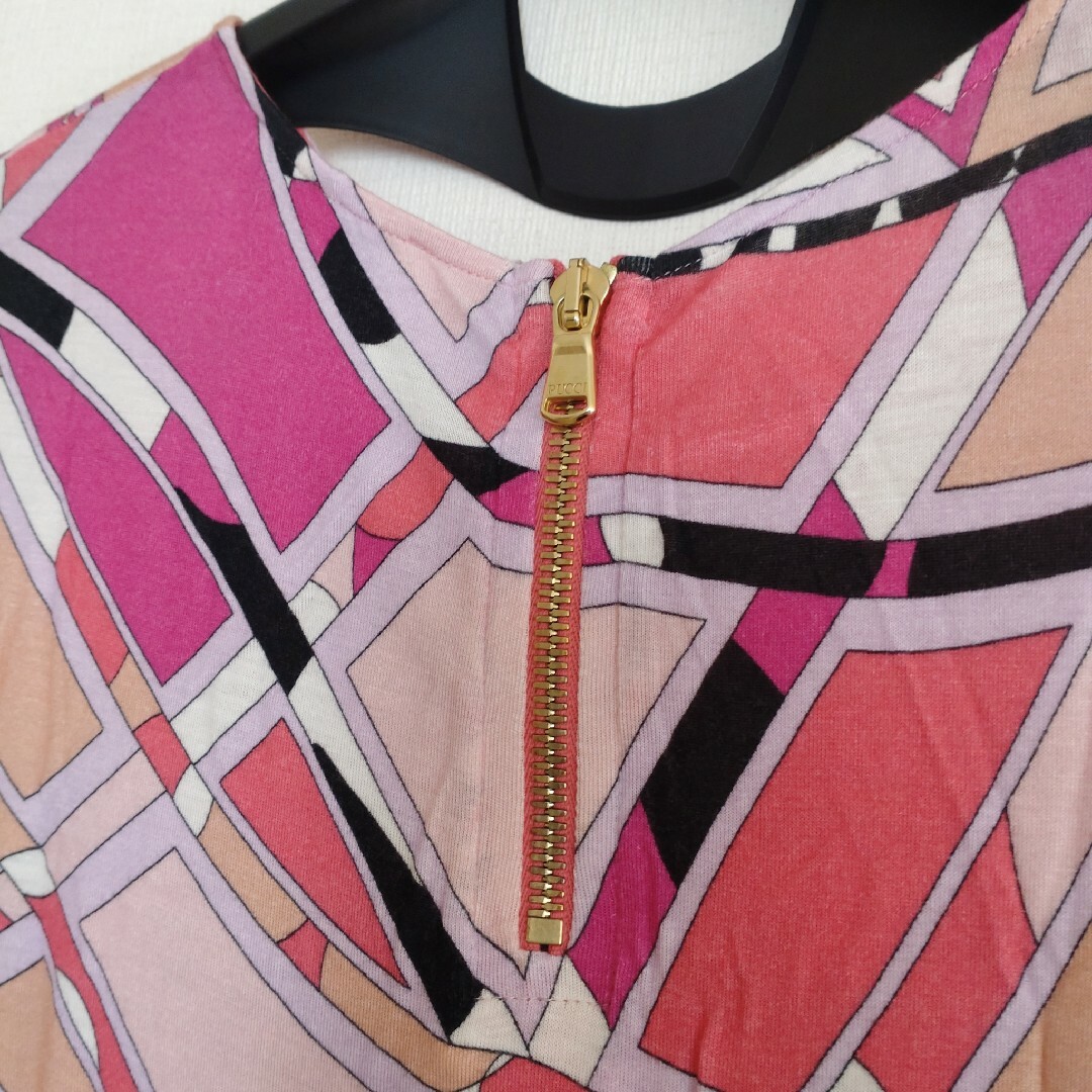 EMILIO PUCCI(エミリオプッチ)の【EMILIO PUCCI】半袖カットソー プッチ柄 レディースのトップス(カットソー(半袖/袖なし))の商品写真