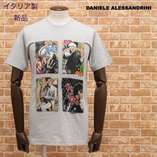 ダニエレアレッサンドリーニ(DANIELE ALESSANDRINI)の【新品・M・イタリア製】 ダニエレ アレッサンドリー二・フォト プリントTシャツ(Tシャツ/カットソー(半袖/袖なし))