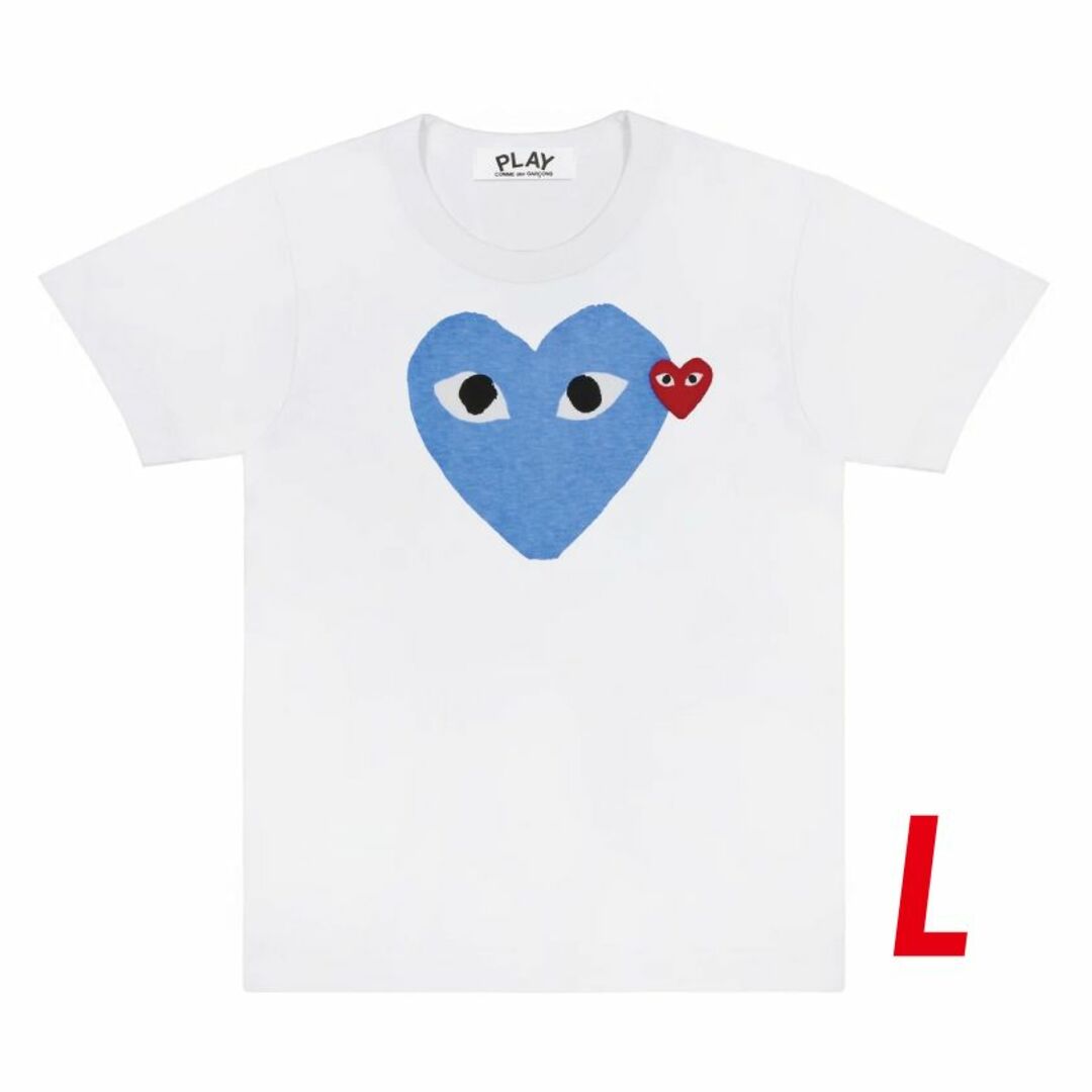 COMME des GARCONS - PLAYコムデギャルソン ブルーハート プリントTee