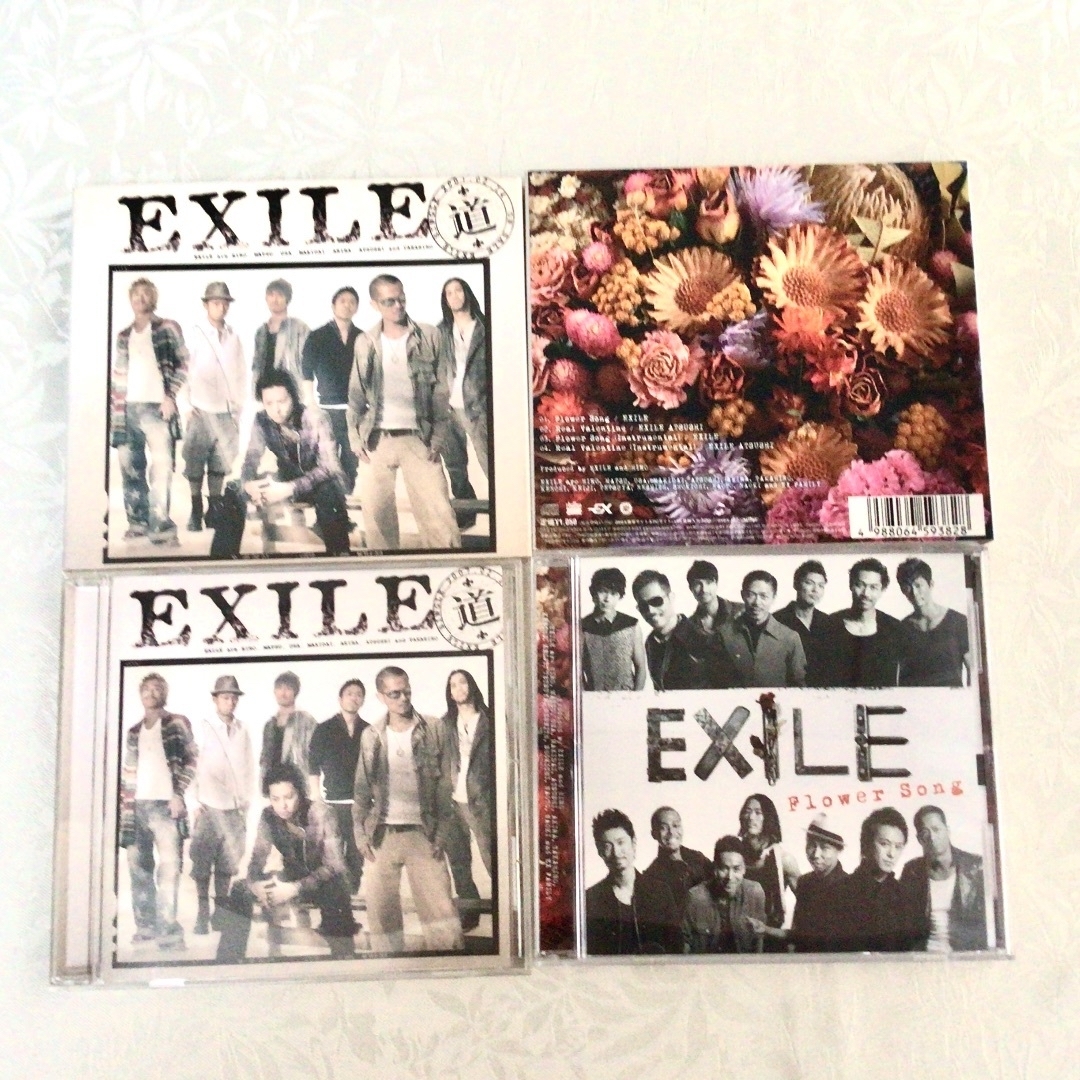 【美品】EXILE CD　2枚セット　道　Flower Song  主題歌 エンタメ/ホビーのCD(ポップス/ロック(邦楽))の商品写真