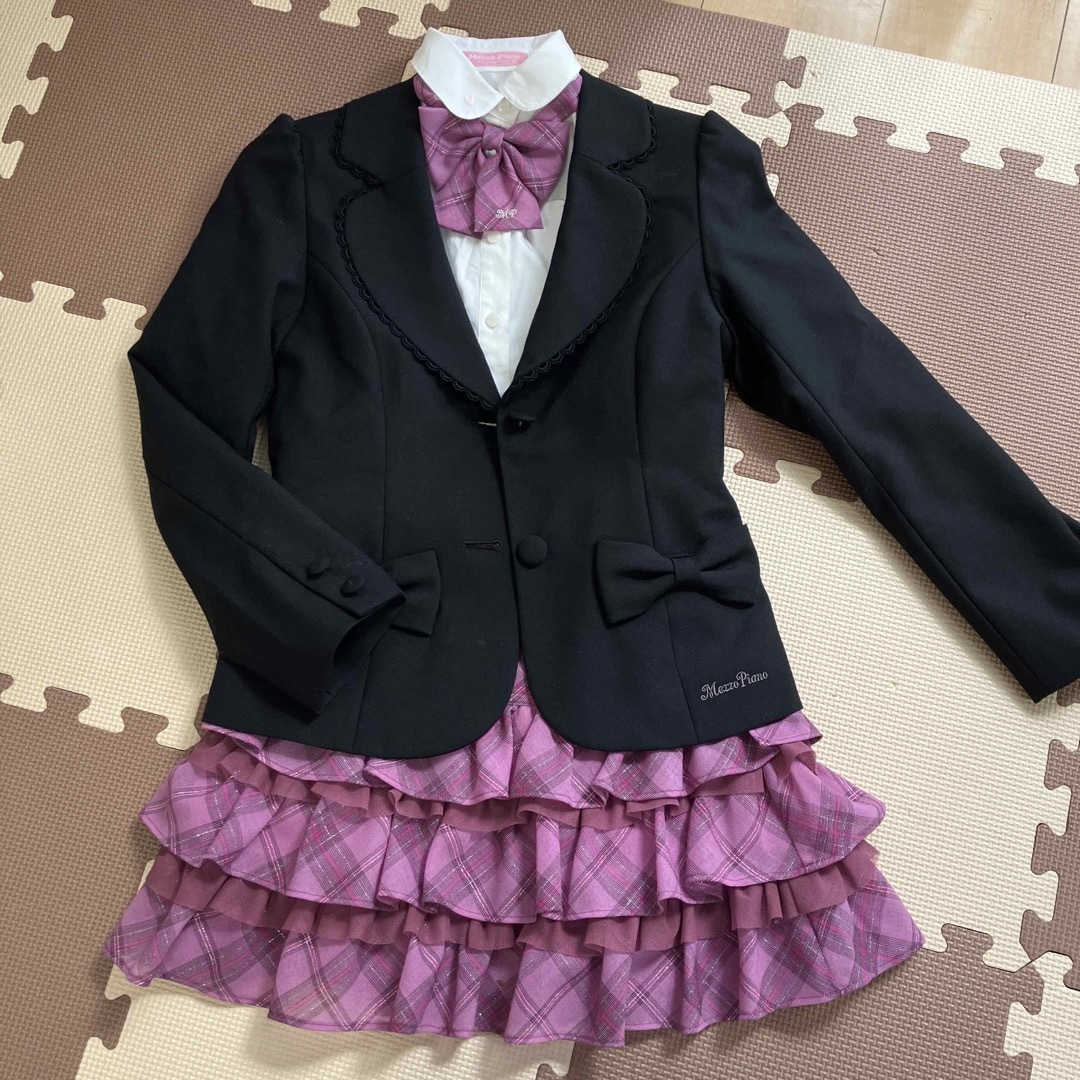 mezzo piano(メゾピアノ)のメゾピアノ  フォーマル　4点セット キッズ/ベビー/マタニティのキッズ服女の子用(90cm~)(ドレス/フォーマル)の商品写真