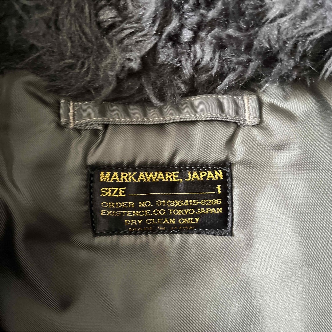 markaware マーカウェア ミリタリー ボア コート