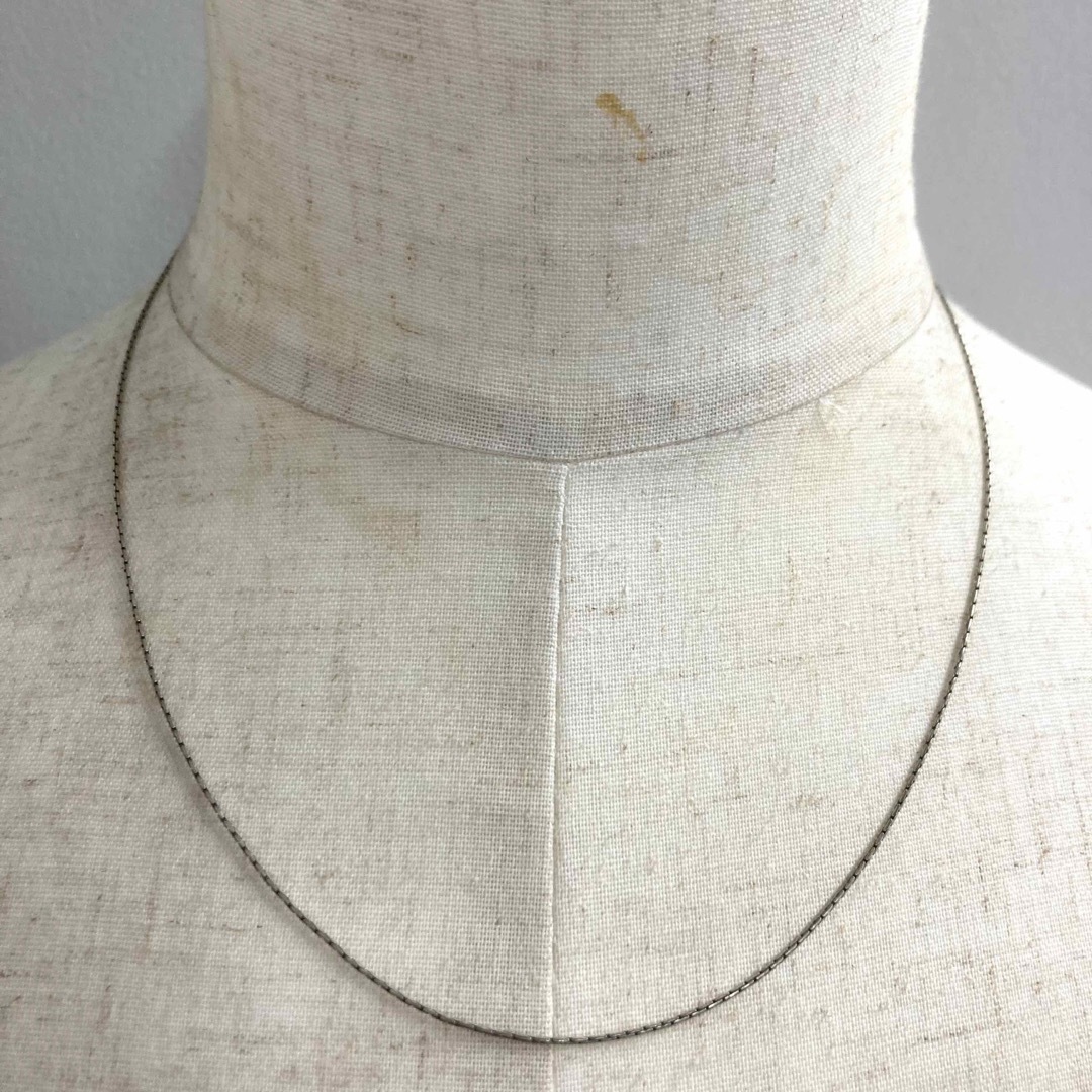 シルバー925 カット ロープチェーン ネックレス vintage アクセサリー