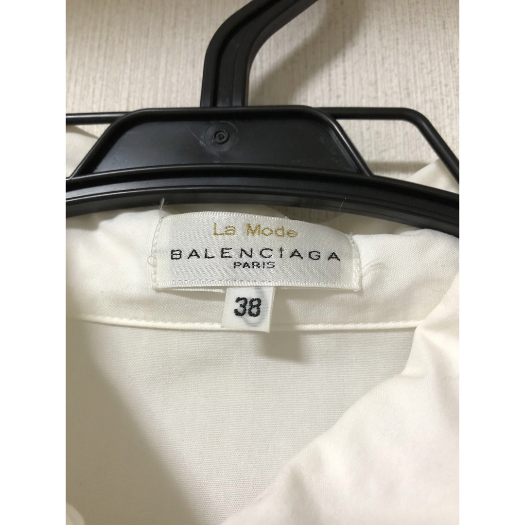 バレンシアガbalenciagaブラウス白