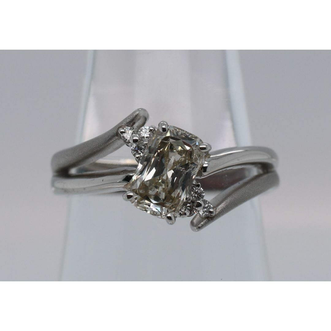 ダイアモンドの指輪/RING/ 1.018 / 0.04 ct.